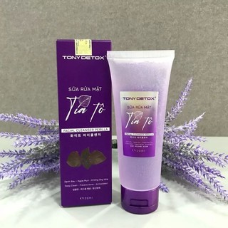 Sữa rửa mặt tía tô tonydetox