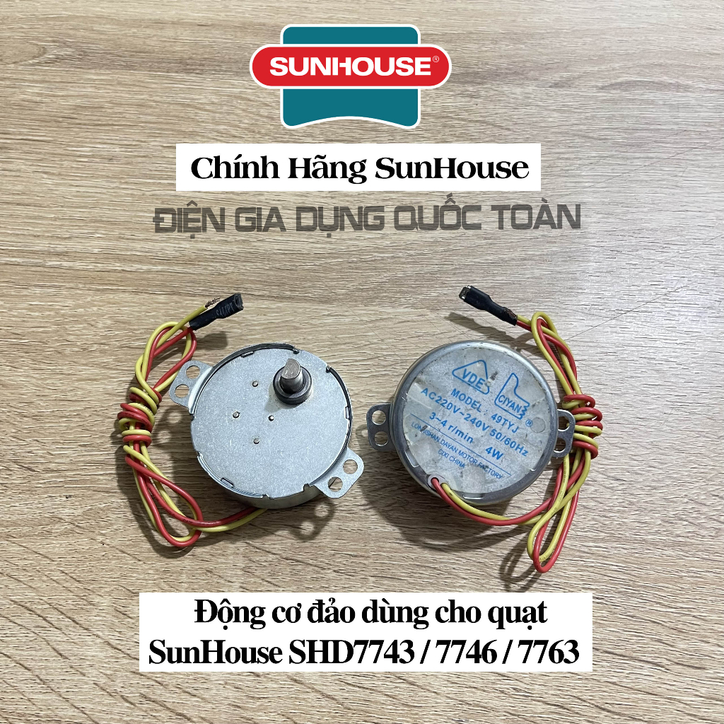 Động Cơ đảo gió quạt hơi nước Sunhouse các loại chính hãng