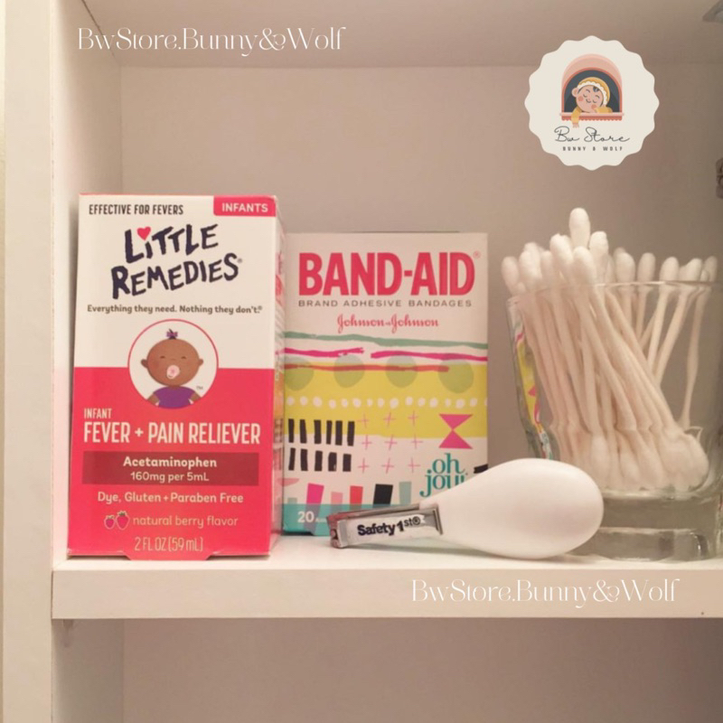 Siro Hạ Sốt LITTLE REMEDIES Infant Fever + Pain Reliever Mỹ 59ml cho bé