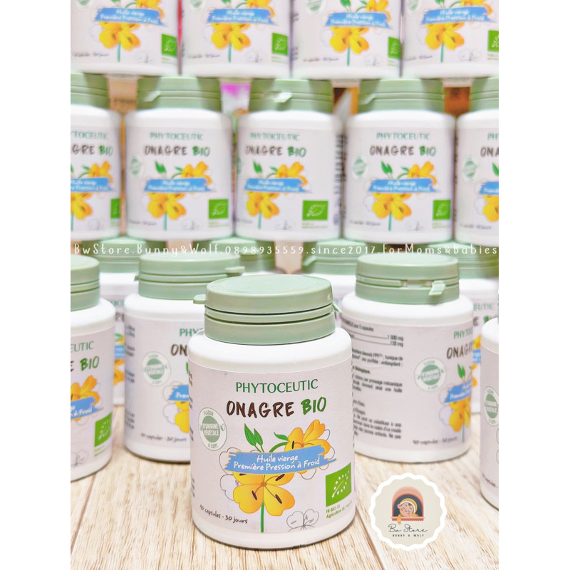 Viên Uống Tinh Dầu Hoa Anh Thảo Phytoceutic Onagre Bio Pháp - Hộp 90 viên