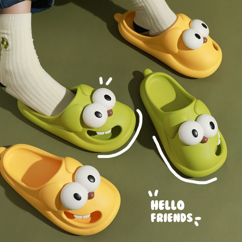 DÉP HOẠT HÌNH CHÓ MẮT TO SIÊU CUTE NHIỀU MÀU DỄ THƯƠNG MẪU MỚI