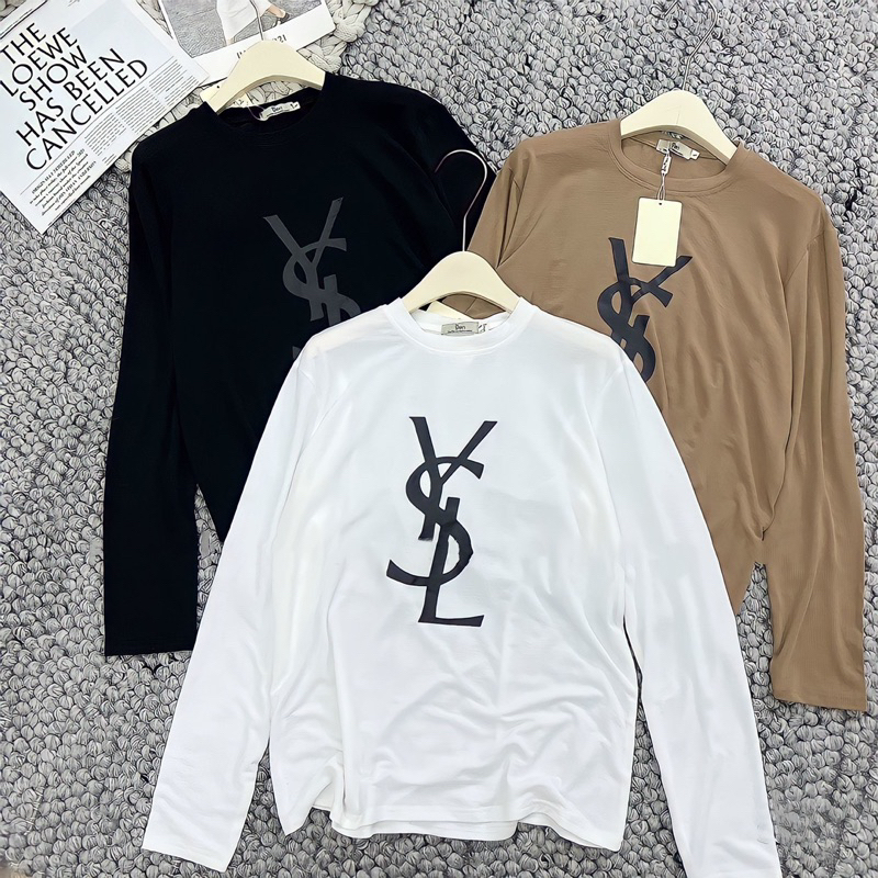 ÁO THUN TAY DÀI COTTON GIẤY