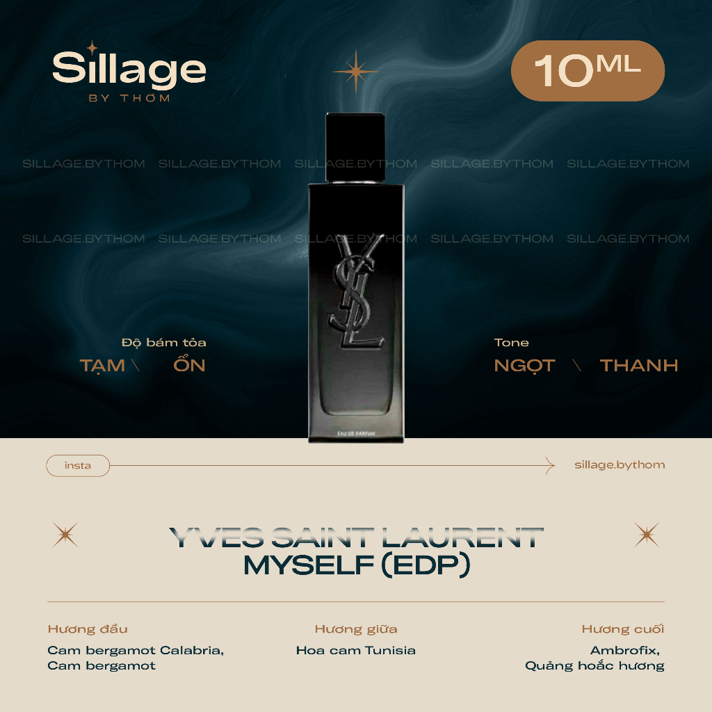 Y S L MYSLF EDP | Mẫu thử nước hoa nữ