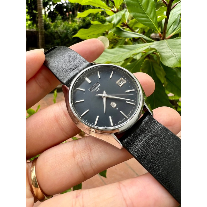 Đồng hồ nam Seiko Quartz QZ mặt xanh hiếm