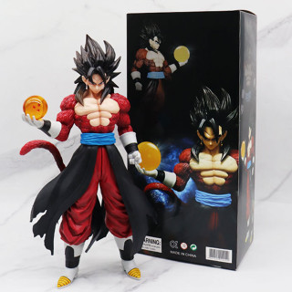 Mô hình lớn Vegeto Super Saiyan 4 Figurine Vegeto cầm ngọc rồng Anime Dragon Ball trong 7 viên ngọc rồng