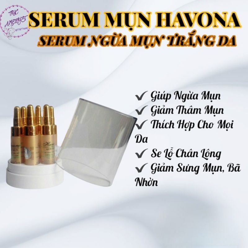Combo 6 ống kem ngừa mụn Havona dạng gel
