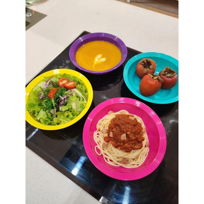 Set 4 đĩa Tupperware siêu xinh sale sốc