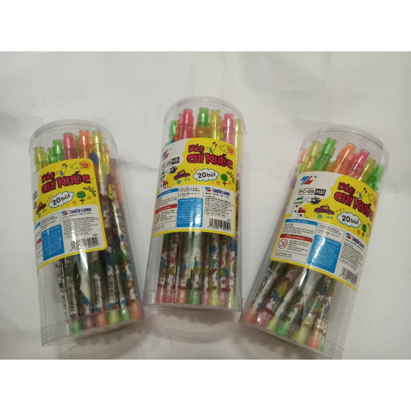 Hộp chì khúc 20 chiếc thiên long