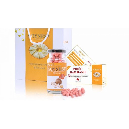 Viên Mầm Đậu Nành Yến Sào Soynest - Tăng Vòng 1 - 100g