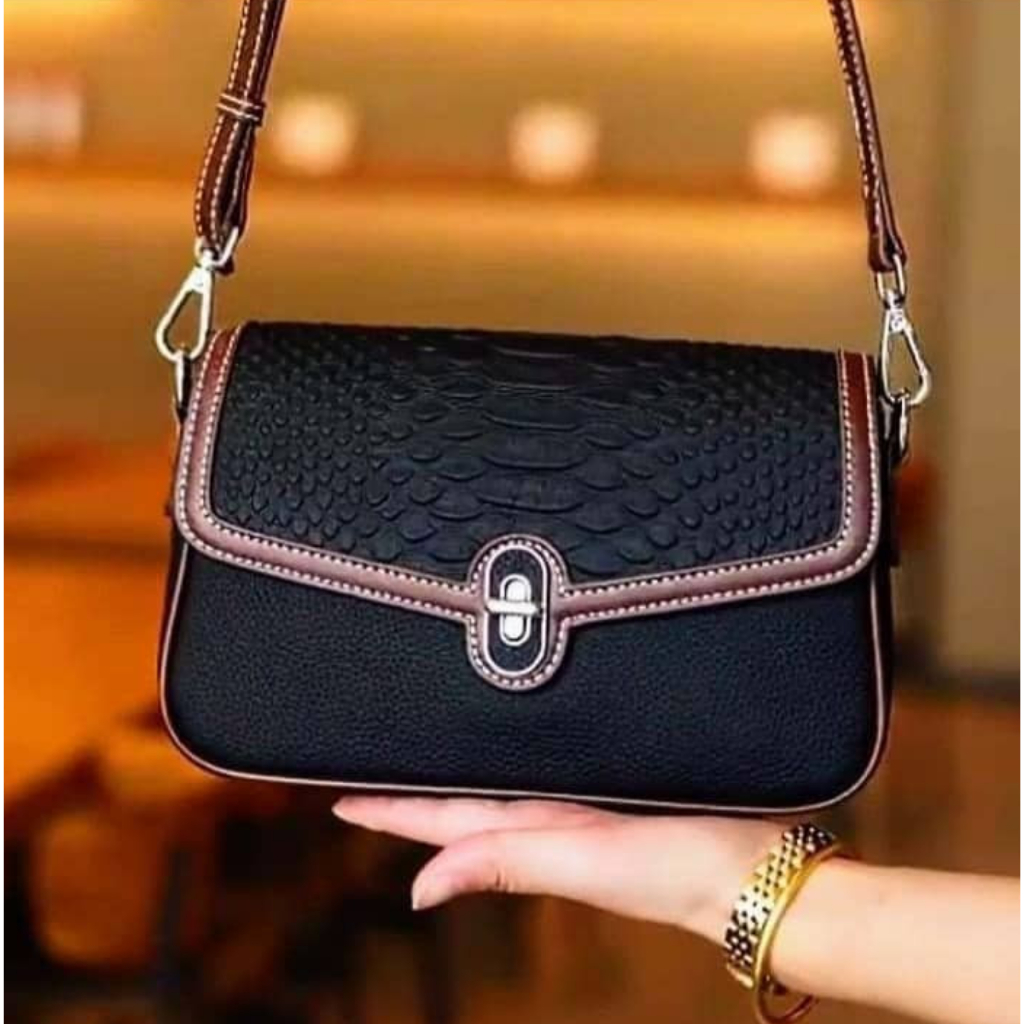 Túi xách đeo chéo đơn giản dễ phối đồ phong cách thời trang hàn quốc