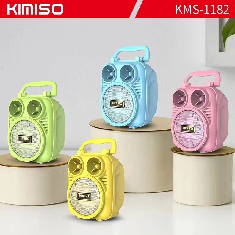 Loa bluetooth Kimiso1182 thiết kế hầm hố mạnh mẽ cùng khả năng khuếch đại âm thanh mạnh mẽ