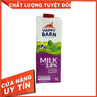 Sữa tươi nguyên kem - Happy Barn- Mlekovita - Milk Secret hộp 1L