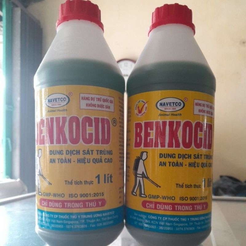 BENKOCID NAVETCO 1 lít sát trùng virus vi khuẩn