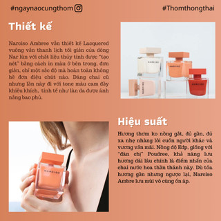 Thơm một chút - Nước hoa Narciso Ambree [ Mẫu thử 10 ml ]