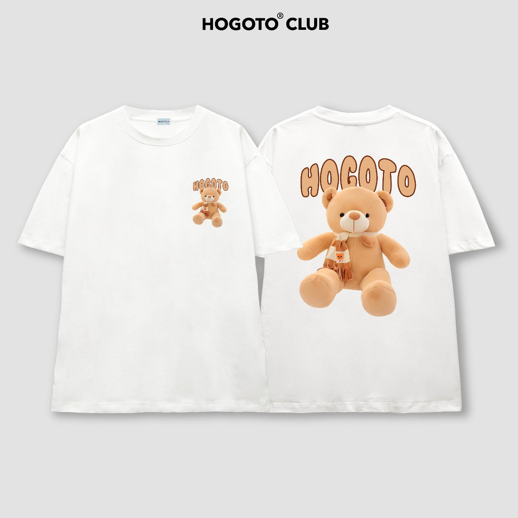 Áo thun Local Brand GẤU HOGOTO unisex 100% cotton - shop Hogotoclub - nam nữ from rộng oversize