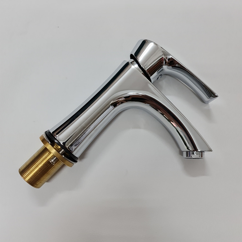 Vòi lavabo nóng lạnh thân đồng