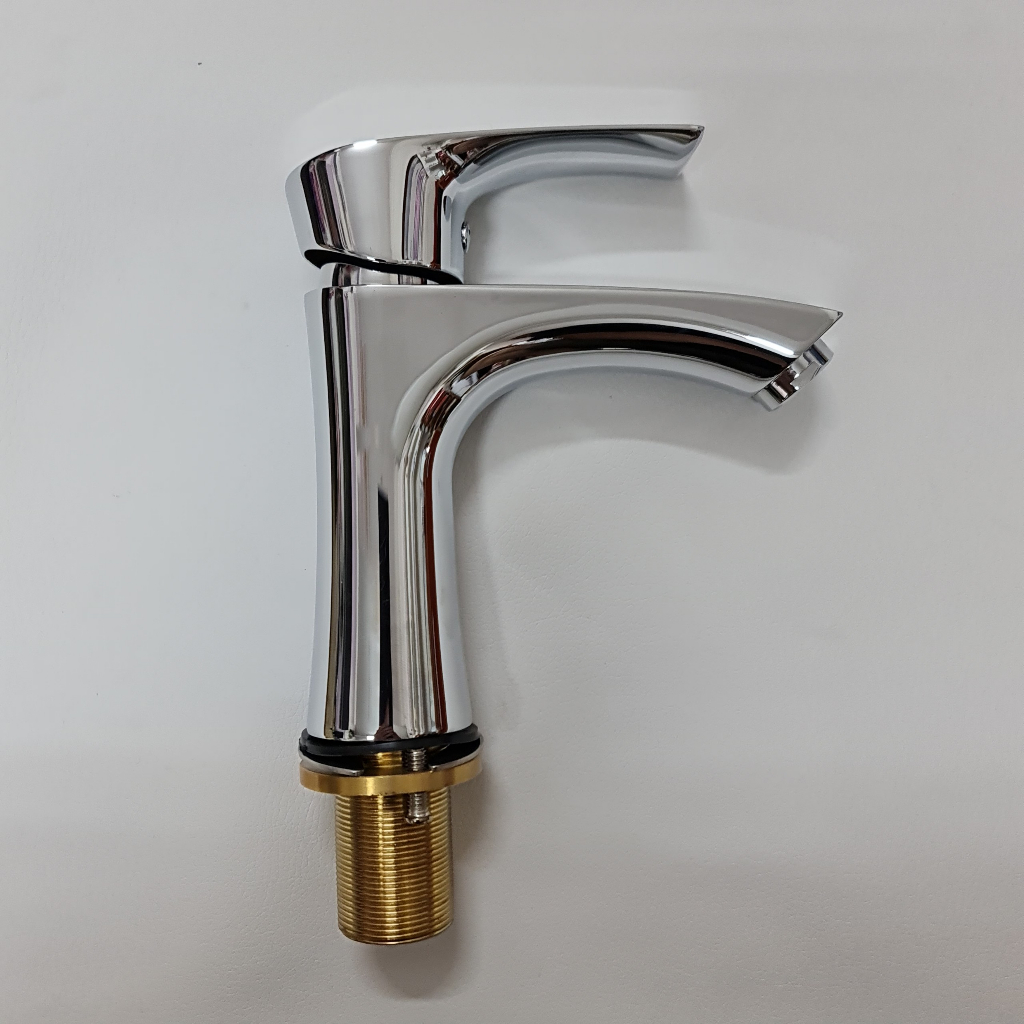 Vòi lavabo nóng lạnh thân đồng
