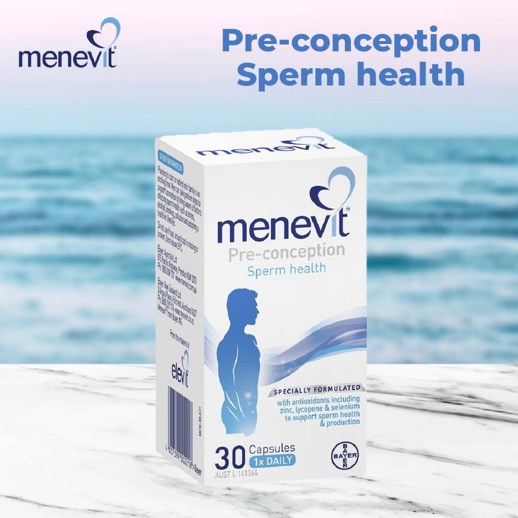 Tăng chất lượng tinh trùng Bayer Menevit 30 viên hỗ trợ sức khỏe sinh sản