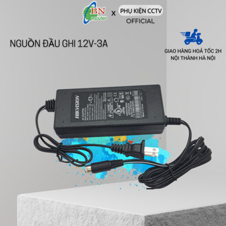 Nguồn Dành Cho Đầu Ghi 12V - 3A Hikvision Màu Đen