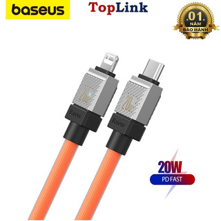 Cáp Sạc Nhanh 20w 27w Baseus CoolPlay PD Fast Charging Cable Cho Apple 10 11 12 13 14 Siêu Bền, Chắc Chắn