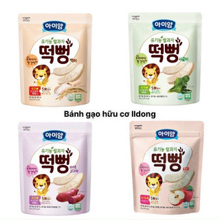Bánh Gạo Hữu Cơ Cho Bé Ăn Dặm ILDONG