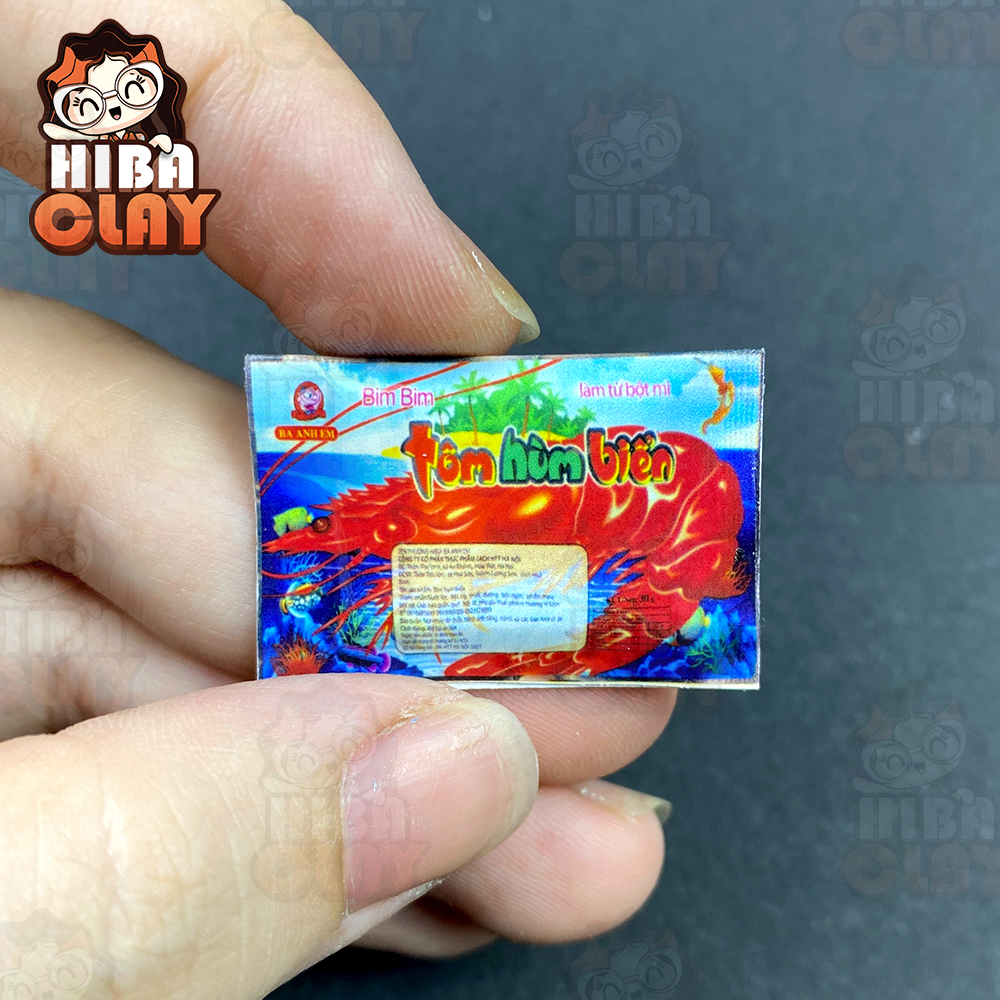 Mô hình bánh ăn vặt cay cay, que cay, mì 02 Mini Food, đồ ăn tí hon , đồ ăn mini mô hình cho búp bê DIY