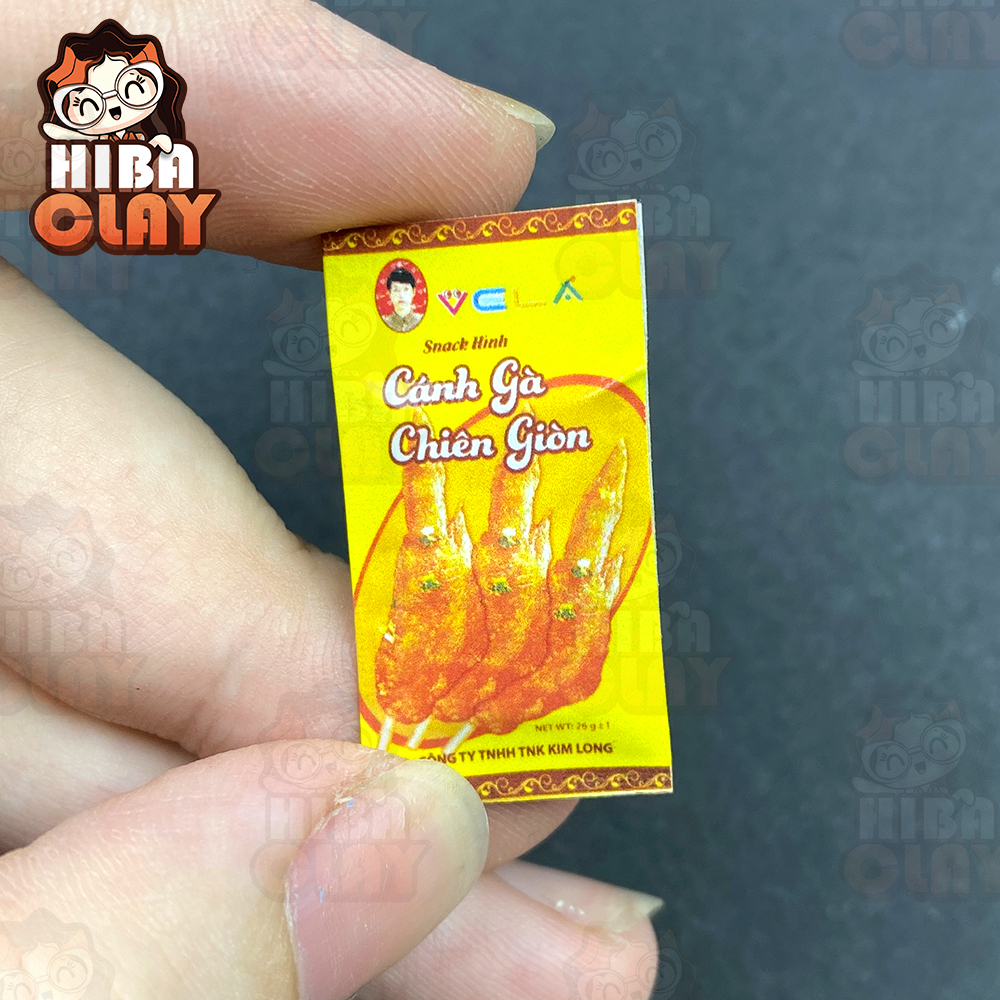 Mô hình bánh ăn vặt cay cay, que cay, mì 02 Mini Food, đồ ăn tí hon , đồ ăn mini mô hình cho búp bê DIY