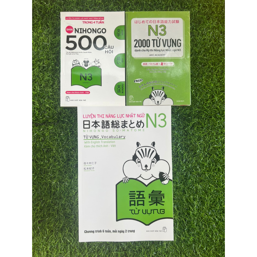 Sách tiếng Nhật - Combo sách luyện thi N3 ( Trọn Bộ)