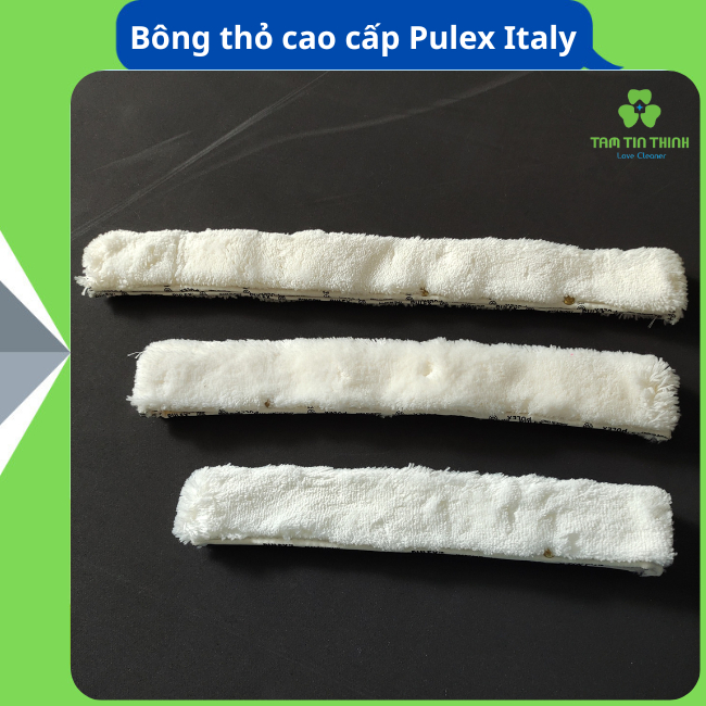 Bông thỏ lau kính thay thế cao cấp Pulex Italy 35cm 45cm 55cm ( sản phẩm chưa có tay cầm )