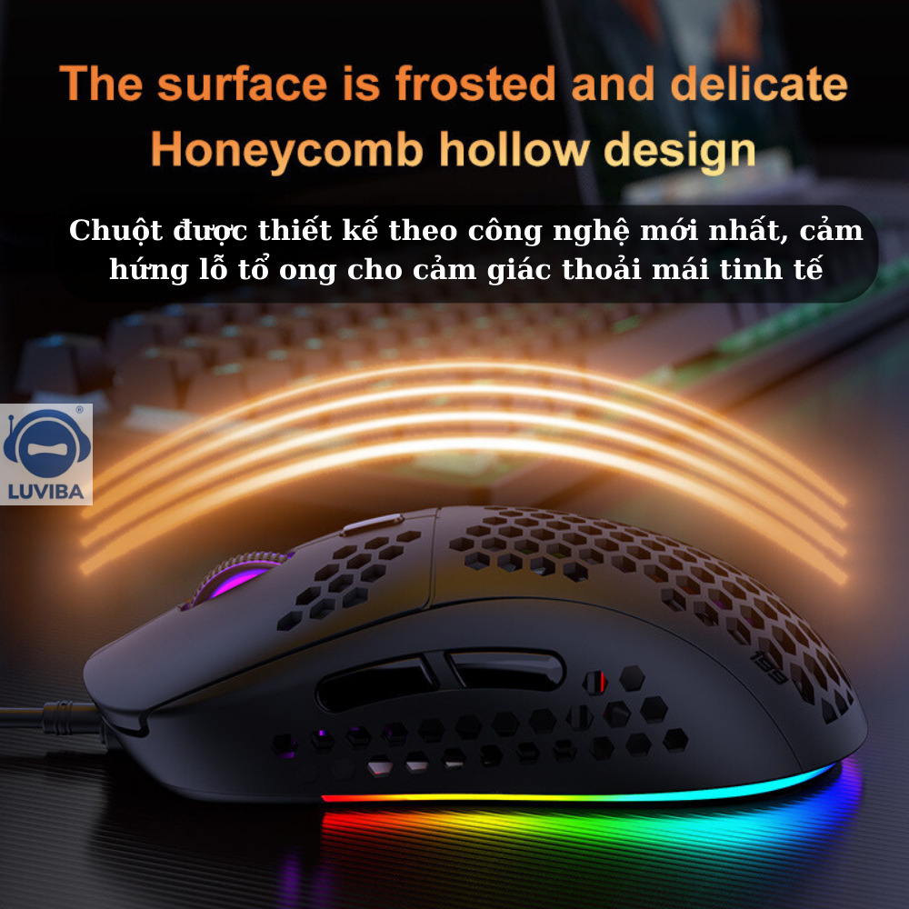 Chuột Máy Tính Gaming Có Dây Chuyên Chơi Game Máy Tính PC Laptop M1 PRO 2023 Thế Hệ Mới LED RGB Nhiều Chế Độ