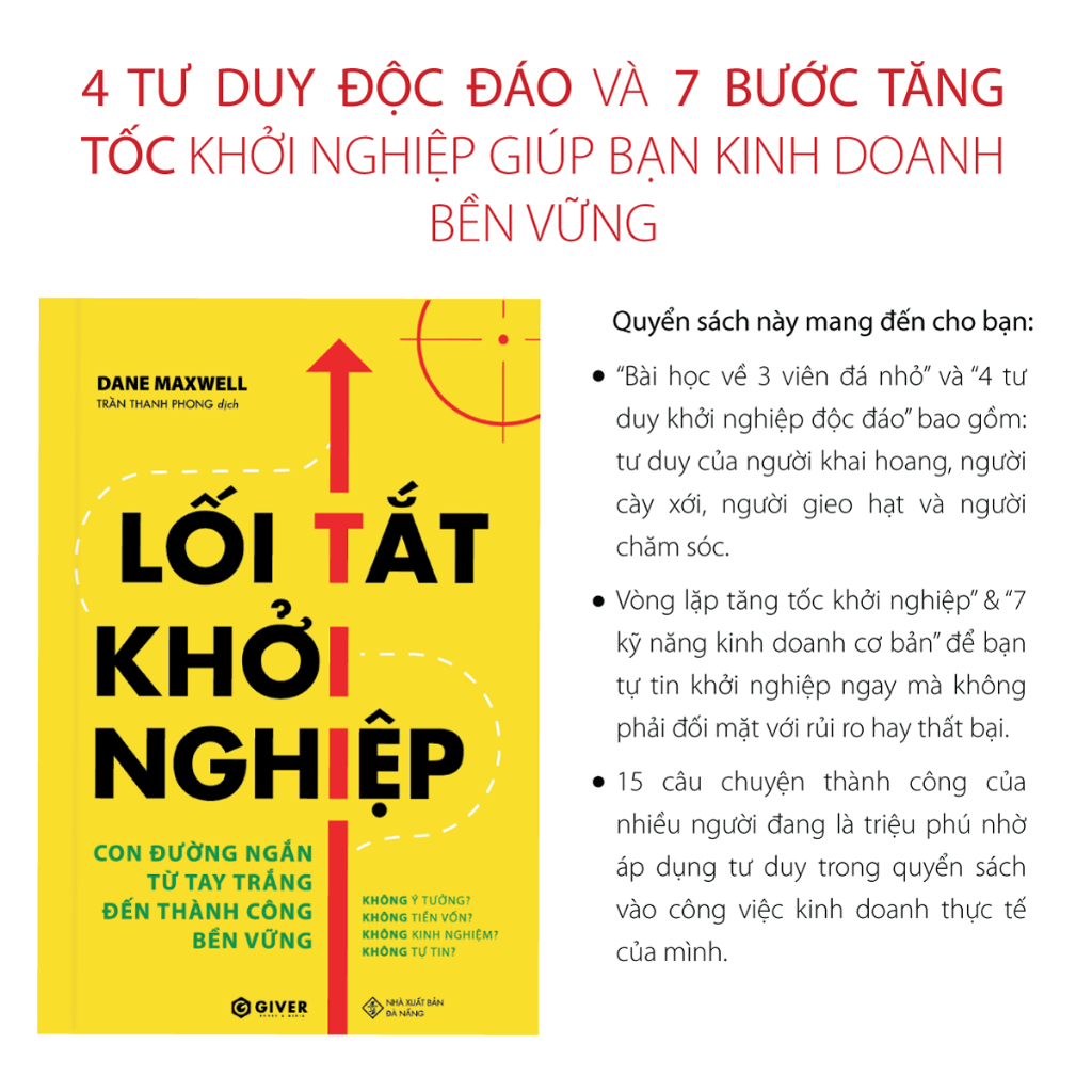 Sách - Lối Tắt Khởi Nghiệp - Con Đường Ngắn Từ Tay Trắng Đến Thành Công Bền Vững