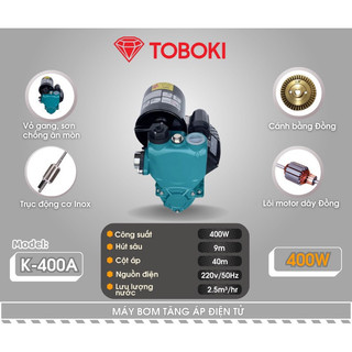 Máy bơm nước tăng áp tự động toboki japan
