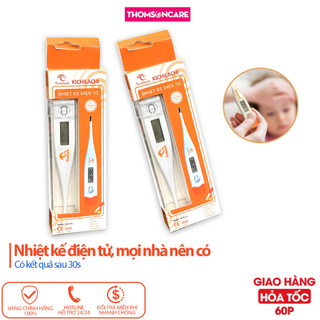 Nhiệt kế điện tử đầu mềm TANAKO - Nhận kết quả nhanh sau 30 giây - An toàn Chính hãng