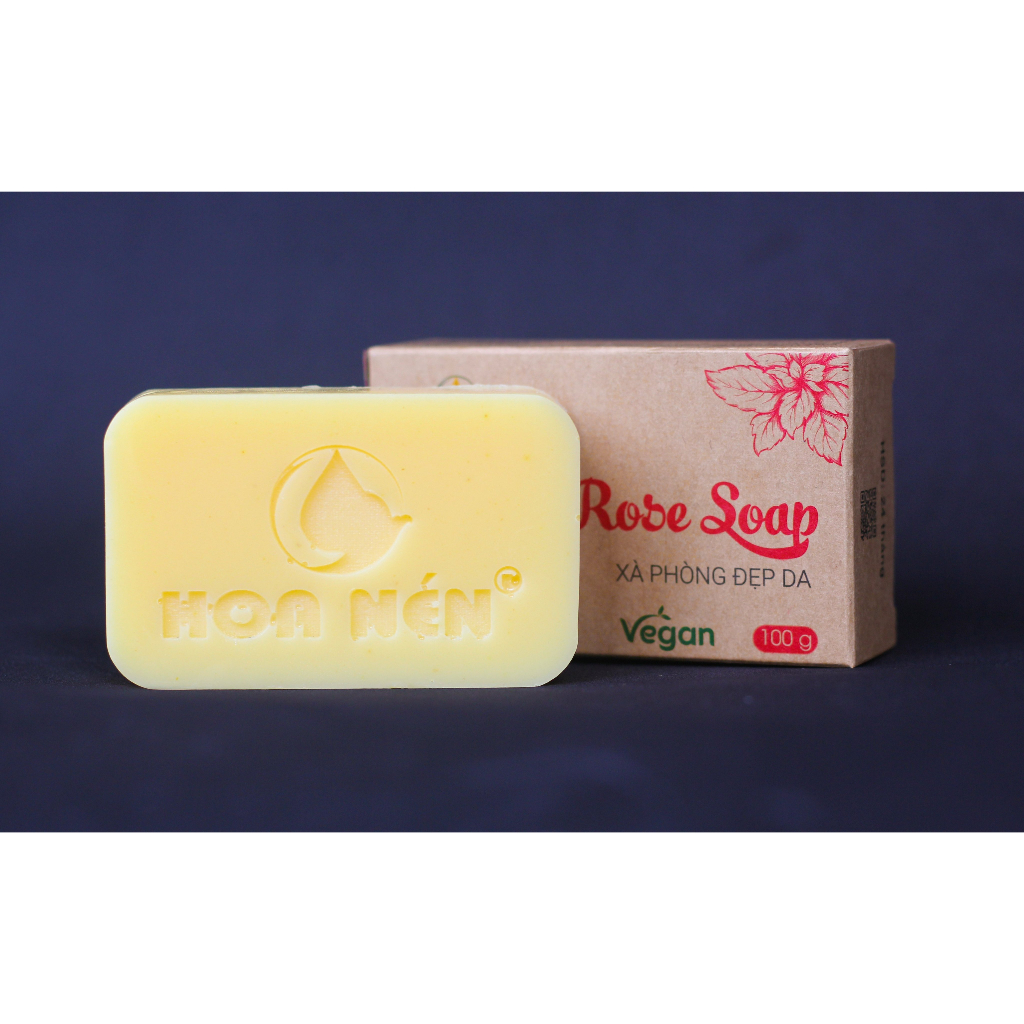 Xà Phòng Làm Đẹp Da Hương Hoa Hồng - Hoa Nén - ROSE SOAP - Làm sáng da, mềm mịn, thơm quyến rũ