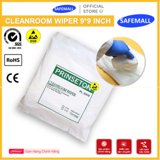 Bộ khăn lau phòng sạch pl-3008, 1009-sle, 8009-69le clean room wipers, vải lau chống tĩnh điện esd safemall