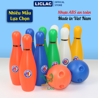 ( NHIỀU MẪU LỰA CHỌN ) Đồ đồ chơi Bowling chất liệu nhựa ABS, Đồ chơi Việt Nam an toàn cho bé, Đồ chơi thể thao - LICLAC