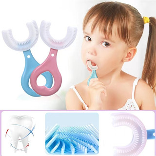 Bàn chải đánh răng chữ u cho bé từ 2-12 tuổi