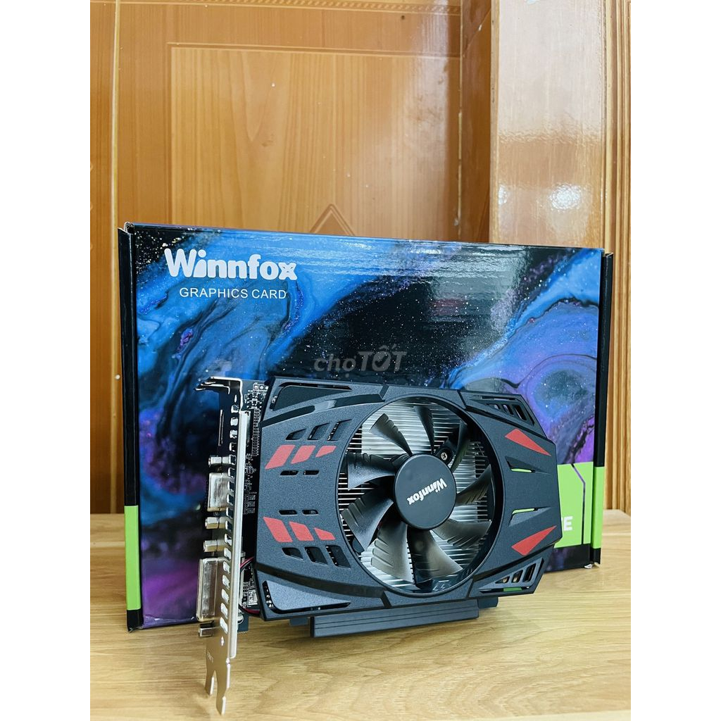 Card Màn Hình VGA Winnfox 750TI 4GB D5 Thích Hợp Chơi Game Làm Đồ Hoạ Mới Full Box Bảo Hành 24 Tháng
