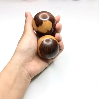 Combo bi lăn tay mát xa gỗ trắc dây 5cm hahanco bạn đồng hành của đôi bàn tay - mh360