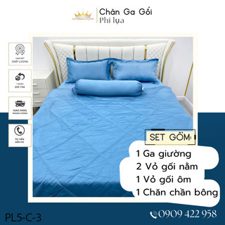 Bộ chăn ga gối Phi lụa hàng loại 1, trang trí decor phòng ngủ tặng kèm quà tặng hấp dẫn Vuaremgiasi