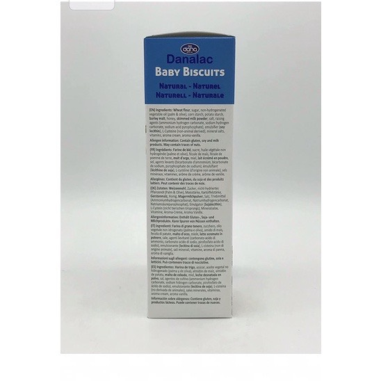 Bánh Ăn Dặm Danalac Vị Ca Cao Cho Bé 6 Tháng, Bánh Dinh Dưỡng Tiêu Chuẩn Hữu Cơ Châu Âu