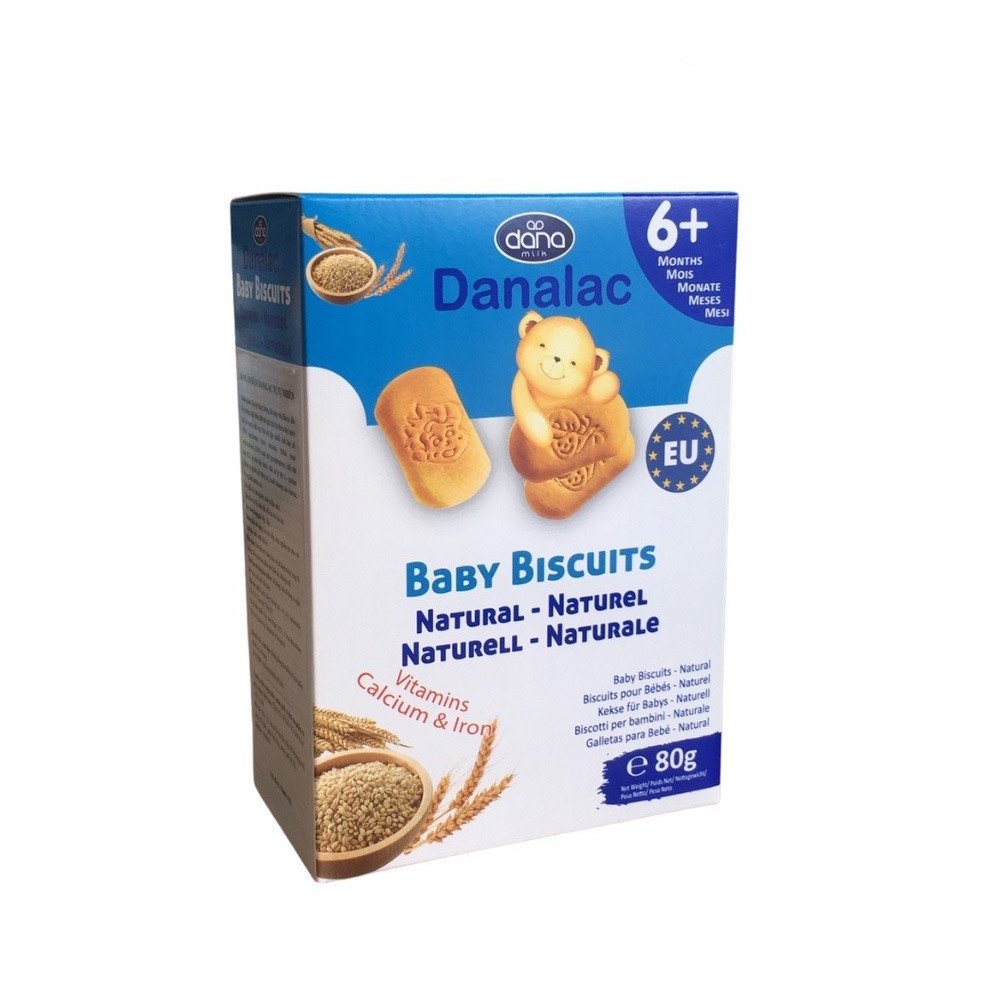 Bánh Ăn Dặm Danalac Vị Ca Cao Cho Bé 6 Tháng, Bánh Dinh Dưỡng Tiêu Chuẩn Hữu Cơ Châu Âu