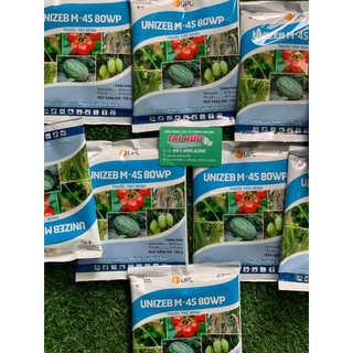 Unizeb m-45 80wp thuốc trừ bệnh gói 100gr bột xanh dưỡng cây xanh lá, phòng trừ nấm