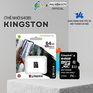 Thẻ nhớ Kingston 64GB chính hãng bảo hành 36 tháng, tốc độ đọc 100Mbps