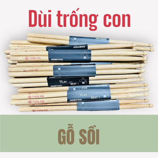 Dùi trống con bằng gỗ sồi