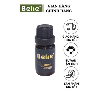 Hương Gừng 10ml Belie’ Ginger Fragrance Oil Xông Thơm, Thư Giãn, Giảm Stress, Khử Mùi Hôi Phòng