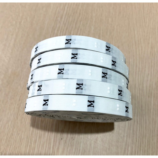 NHÃN DỆT POLY SIZE CHỮ VÀ SỐ [1000pcs/cuộn]