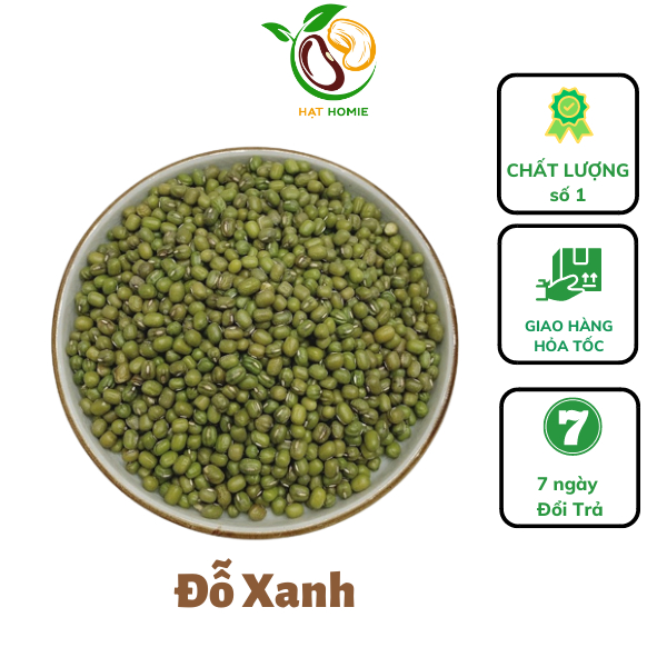 Đỗ Xanh, Đậu Xanh Nguyên Hạt Thuần Chủng Thơm Bở Dùng Nấu Cháo, Làm Giá Đỗ