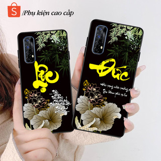 Ốp lưng Oppo Realme 7 - Realme 7 Pro - Ốp Oppo in hình chữ thư pháp Tâm an, Phúc, Đức mới nhất - Chất liệu TPU