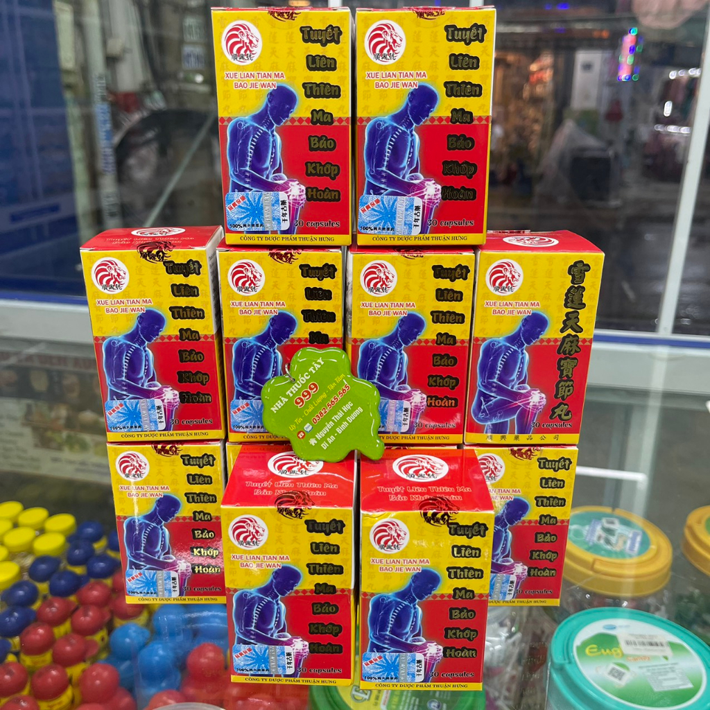 Viên uống khớp Tuyết Liên Thiên Ma Bảo khớp hoàn  Tem xanh Chính Phẩm